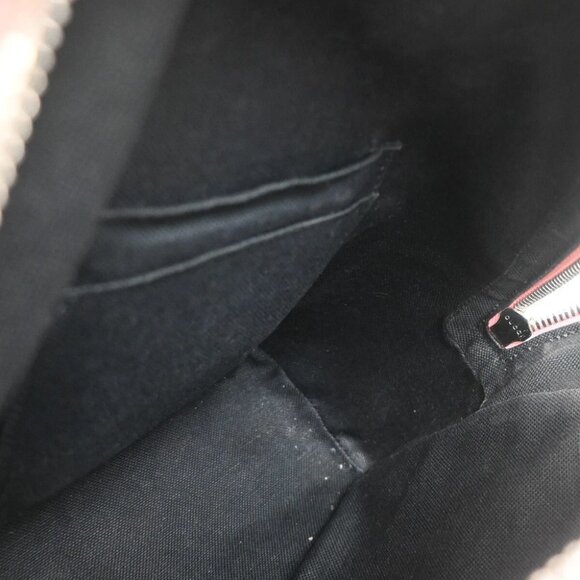 GUCCI Logo GG Psychedelic Backpack Bag Supreme Leather Black Pink Italy - Picture 12 of 16